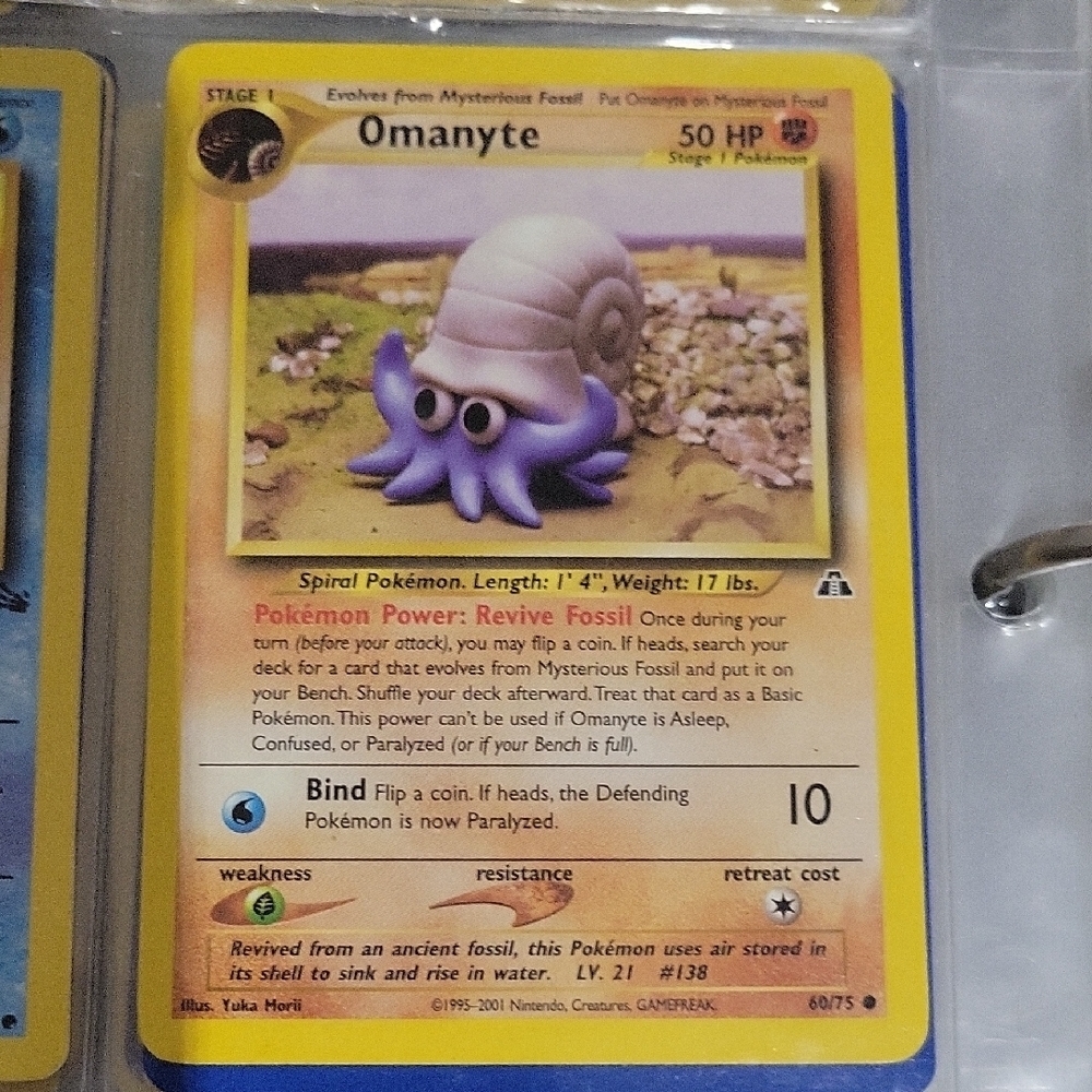 Pokémon Card Omanyte